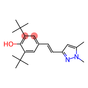 4-[(E)-2-(1,5-Dimethyl-1H-pyrazol-3-yl)ethenyl]-2,6-di-tert-butylphenol