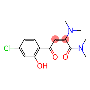 (2E)-2-(Dimethylamino)-N,N-dimethyl-4-oxo-4-(4-chloro-2-hydroxyphenyl)-2-butenamide