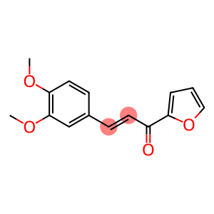 (E)-3-(3,4-Dimethoxyphenyl)-1-(2-furanyl)-2-propen-1-one