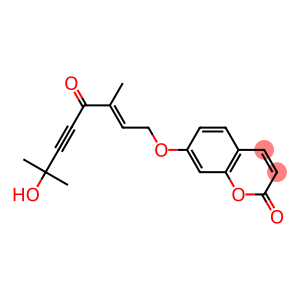 7-[[(E)-3,7-Dimethyl-7-hydroxy-4-oxo-2-octen-5-ynyl]oxy]-2H-1-benzopyran-2-one