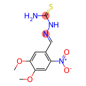 2-[(E)-(4,5-dimethoxy-2-nitrophenyl)methylidene]-1-hydrazinecarbothioamide