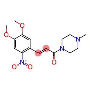 (E)-3-(4,5-dimethoxy-2-nitrophenyl)-1-(4-methylpiperazino)-2-propen-1-one