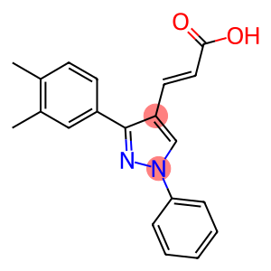 (2E)-3-[3-(3,4-DIMETHYLPHENYL)-1-PHENYL-1H-PYRAZOL-4-YL]ACRYLIC ACID