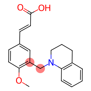 (2E)-3-[3-(3,4-DIHYDRO-1(2H)-QUINOLINYLMETHYL)-4-METHOXYPHENYL]-2-PROPENOIC ACID