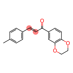 (E)-1-(2,3-dihydrobenzo[b][1,4]dioxin-6-yl)-3-p-tolylprop-2-en-1-one