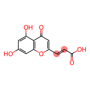 (E)-3-(5,7-Dihydroxy-4-oxo-4H-1-benzopyran-2-yl)acrylic acid