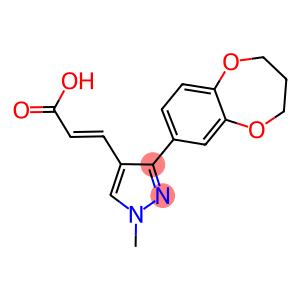 (2E)-3-[3-(3,4-DIHYDRO-2H-1,5-BENZODIOXEPIN-7-YL)-1-METHYL-1H-PYRAZOL-4-YL]ACRYLIC ACID