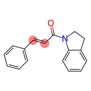 (E)-1-(2,3-dihydro-1H-indol-1-yl)-3-phenyl-2-propen-1-one