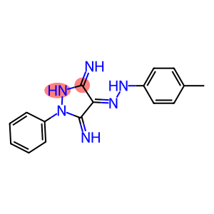 (4E)-3,5-DIIMINO-1-PHENYLPYRAZOLIDIN-4-ONE (4-METHYLPHENYL)HYDRAZONE