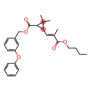 3-[(E)-2-(Butoxycarbonyl)-1-propenyl]-2,2-dimethylcyclopropanecarboxylic acid 3-phenoxybenzyl ester