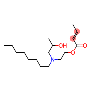 (E)-2-Butenoic acid 2-[N-(2-hydroxypropyl)-N-octylamino]ethyl ester