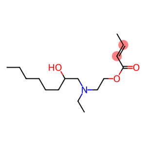 Crotonic acid 2-[N-ethyl-N-(2-hydroxyoctyl)amino]ethyl ester