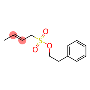 (E)-2-Butene-1-sulfonic acid (2-phenylethyl) ester