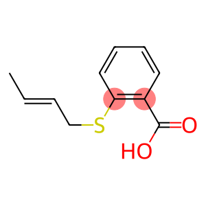 2-[(2E)-but-2-enylthio]benzoic acid