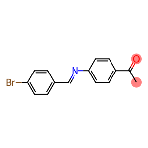 1-(4-{[(E)-(4-bromophenyl)methylidene]amino}phenyl)-1-ethanone