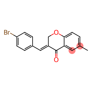 (E)-3-(4-BROMOBENZYLIDENE)-2,3-DIHYDRO-6-METHYLCHROMEN-4-ONE