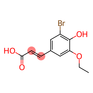 (E)-3-(3-bromo-5-ethoxy-4-hydroxyphenyl)acrylic acid