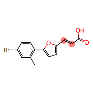 (2E)-3-[5-(4-BROMO-2-METHYLPHENYL)-2-FURYL]ACRYLIC ACID