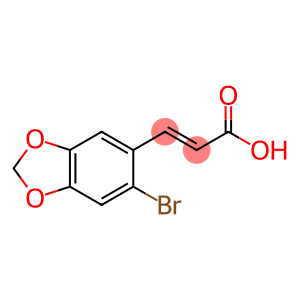 (E)-3-(5-bromobenzo[d][1,3]dioxol-6-yl)acrylic acid