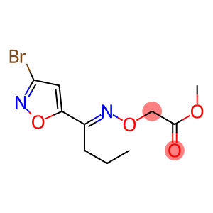 [[(E)-1-(3-Bromoisoxazol-5-yl)butylidene]aminooxy]acetic acid methyl ester