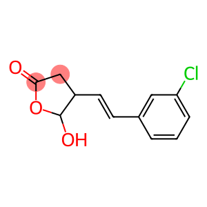 4-[(E)-2-(3-Chlorophenyl)ethenyl]-5-hydroxydihydrofuran-2(3H)-one