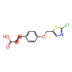 (E)-3-{4-[(2-chloro-1,3-thiazol-5-yl)methoxy]phenyl}-2-propenoic acid