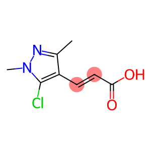 (E)-3-(5-chloro-1,3-dimethyl-1H-pyrazol-4-yl)-2-propenoic acid