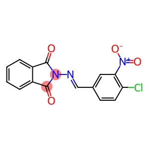2-{[(E)-(4-chloro-3-nitrophenyl)methylidene]amino}-1H-isoindole-1,3(2H)-dione