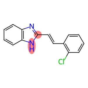 2-[(E)-2-(2-CHLOROPHENYL)ETHENYL]-1H-BENZIMIDAZOLE