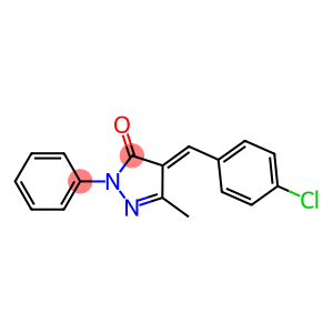 (4E)-4-(4-CHLOROBENZYLIDENE)-5-METHYL-2-PHENYL-2,4-DIHYDRO-3H-PYRAZOL-3-ONE