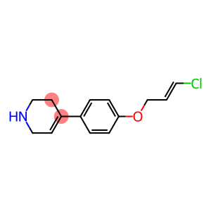 4-(4-{[(2E)-3-chloroprop-2-enyl]oxy}phenyl)-1,2,3,6-tetrahydropyridine