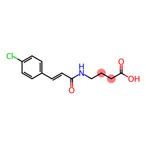 4-{[(2E)-3-(4-chlorophenyl)prop-2-enoyl]amino}butanoic acid