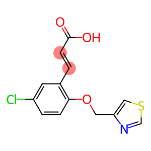 (2E)-3-[5-CHLORO-2-(1,3-THIAZOL-4-YLMETHOXY)PHENYL]ACRYLIC ACID