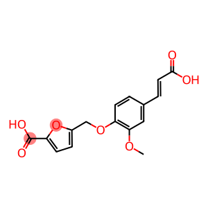 5-([4-[(E)-2-CARBOXYVINYL]-2-METHOXYPHENOXY]METHYL)-2-FUROIC ACID