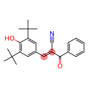 (E)-2-benzoyl-3-[3,5-di(tert-butyl)-4-hydroxyphenyl]-2-propenenitrile