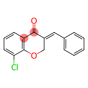 (3E)-3-BENZYLIDENE-8-CHLORO-2,3-DIHYDRO-4H-CHROMEN-4-ONE