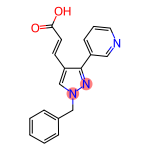 (2E)-3-(1-BENZYL-3-PYRIDIN-3-YL-1H-PYRAZOL-4-YL)ACRYLIC ACID