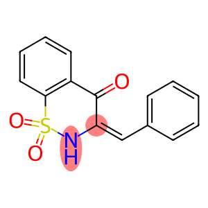 (3E)-3-BENZYLIDENE-2,3-DIHYDRO-4H-1,2-BENZOTHIAZIN-4-ONE 1,1-DIOXIDE