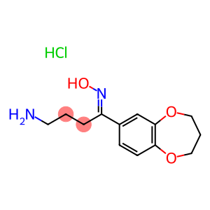 (1E)-4-AMINO-1-(3,4-DIHYDRO-2H-1,5-BENZODIOXEPIN-7-YL)BUTAN-1-ONE OXIME HYDROCHLORIDE