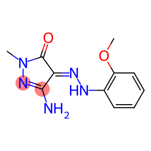 (4E)-3-AMINO-1-METHYL-1H-PYRAZOLE-4,5-DIONE 4-[(2-METHOXYPHENYL)HYDRAZONE]