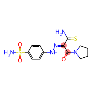 (2E)-2-{[4-(AMINOSULFONYL)PHENYL]HYDRAZONO}-3-OXO-3-PYRROLIDIN-1-YLPROPANETHIOAMIDE