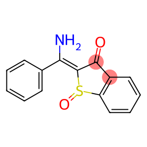 (E)-2-(Aminophenylmethylene)benzo[b]thiophen-3(2H)-one 1-oxide