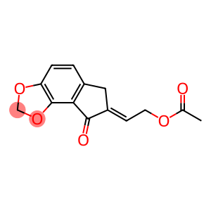 7-[(E)-2-Acetyloxyethylidene]-6,7-dihydro-8H-indeno[4,5-d]-1,3-dioxol-8-one