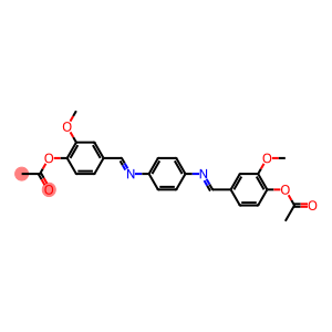 4-({[4-({(E)-[4-(acetyloxy)-3-methoxyphenyl]methylidene}amino)phenyl]imino}methyl)-2-methoxyphenyl acetate