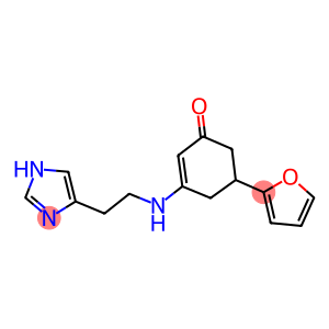 5-(2-FURYL)-3-{[2-(1H-IMIDAZOL-4-YL)ETHYL]AMINO}CYCLOHEX-2-EN-1-ONE