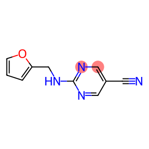 2-[(2-furylmethyl)amino]-5-pyrimidinecarbonitrile