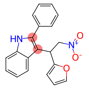 3-[1-(2-furyl)-2-nitroethyl]-2-phenyl-1H-indole