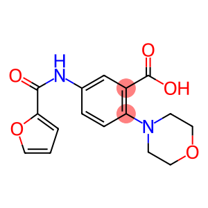 5-[(2-furylcarbonyl)amino]-2-morpholinobenzoic acid