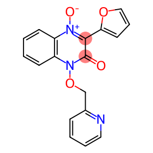 3-(2-FURYL)-1-(PYRIDIN-2-YLMETHOXY)QUINOXALIN-2(1H)-ONE 4-OXIDE