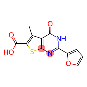 2-(2-FURYL)-5-METHYL-4-OXO-3,4-DIHYDROTHIENO[2,3-D]PYRIMIDINE-6-CARBOXYLIC ACID